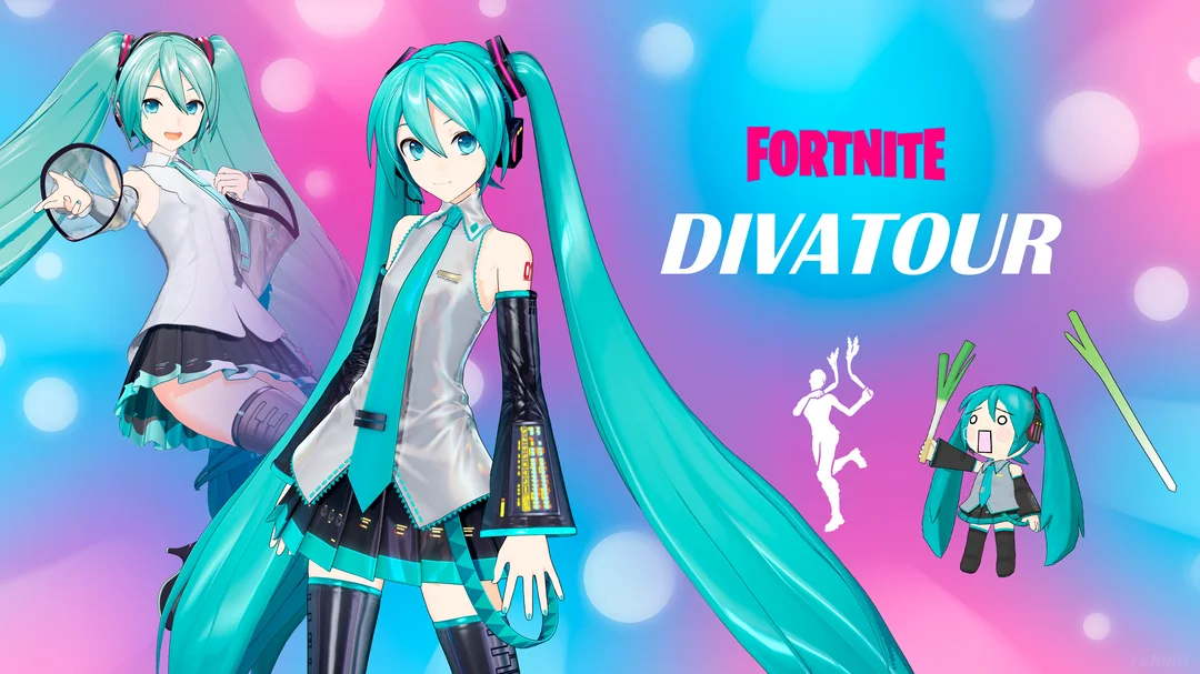 Fortnite Leak Reveals Potential Hatsune Miku & Vocaloid Crossover